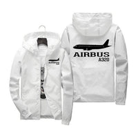 Thumbnail for Airbus A320 Printed Designed Windbreaker Jackets