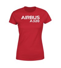 Thumbnail for Airbus A320 & Text Designed Women T-Shirts