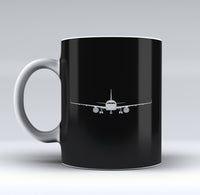 Thumbnail for Airbus A320 Silhouette Designed Mugs