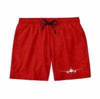 Thumbnail for Airbus A320 Silhouette Designed Swim Trunks & Shorts