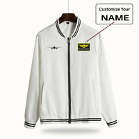 Thumbnail for Airbus A320 Silhouette Designed Thin Spring Jackets