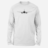Thumbnail for Airbus A320 Silhouette Designed Long-Sleeve T-Shirts