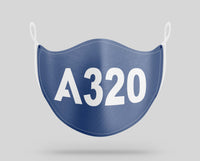 Thumbnail for Airbus A320 Text Designed Face Masks