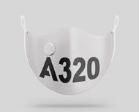Thumbnail for Airbus A320 Text Designed Face Masks