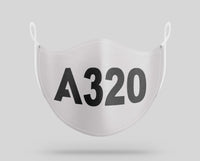 Thumbnail for Airbus A320 Text Designed Face Masks