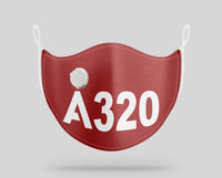 Thumbnail for Airbus A320 Text Designed Face Masks