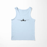 Thumbnail for Airbus A320 Silhouette Designed Tank Tops