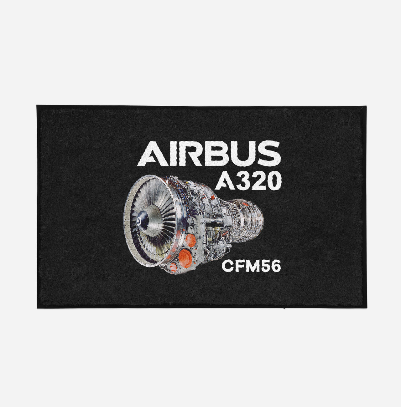 Airbus A320 & CFM56 Engine.png Designed Door Mats