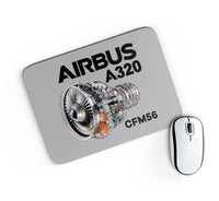 Thumbnail for Airbus A320 & CFM56 Engine.png Designed Mouse Pads