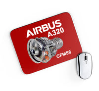 Thumbnail for Airbus A320 & CFM56 Engine.png Designed Mouse Pads