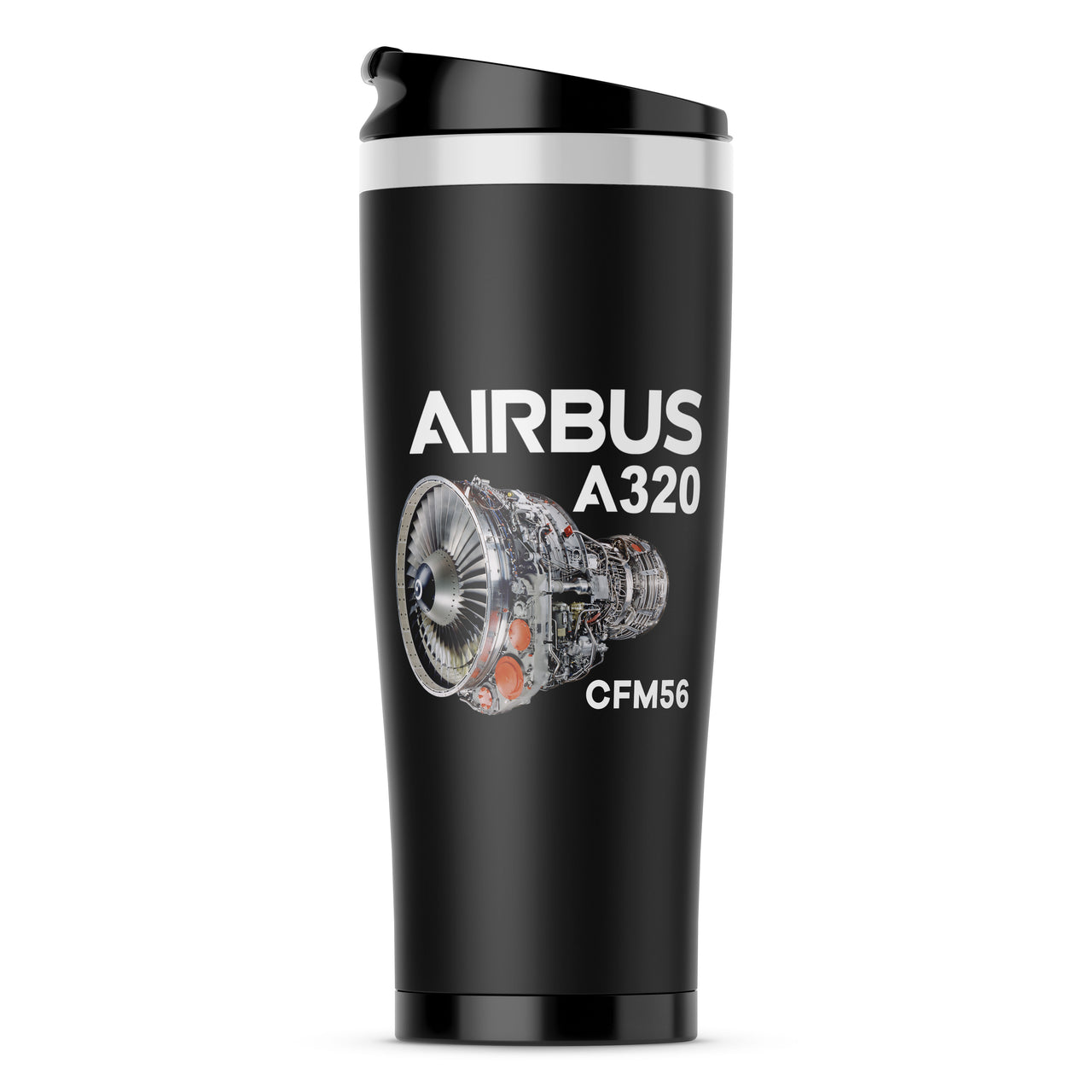 Airbus A320 & CFM56 Engine.png Designed Travel Mugs