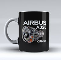 Thumbnail for Airbus A320 & CFM56 Engine Designed Mugs