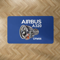 Thumbnail for Airbus A320 & CFM56 Engine.png Designed Carpet & Floor Mats