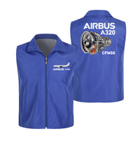 Thumbnail for Airbus A320 & CFM56 Engine.png Designed Thin Style Vests
