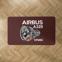 Thumbnail for Airbus A320 & CFM56 Engine.png Designed Carpet & Floor Mats