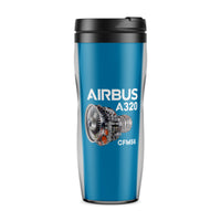 Thumbnail for Airbus A320 & CFM56 Engine.png Designed Travel Mugs