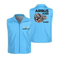 Thumbnail for Airbus A320 & CFM56 Engine.png Designed Thin Style Vests
