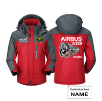 Thumbnail for Airbus A320 & CFM56 Engine.png Designed Thick Winter Jackets