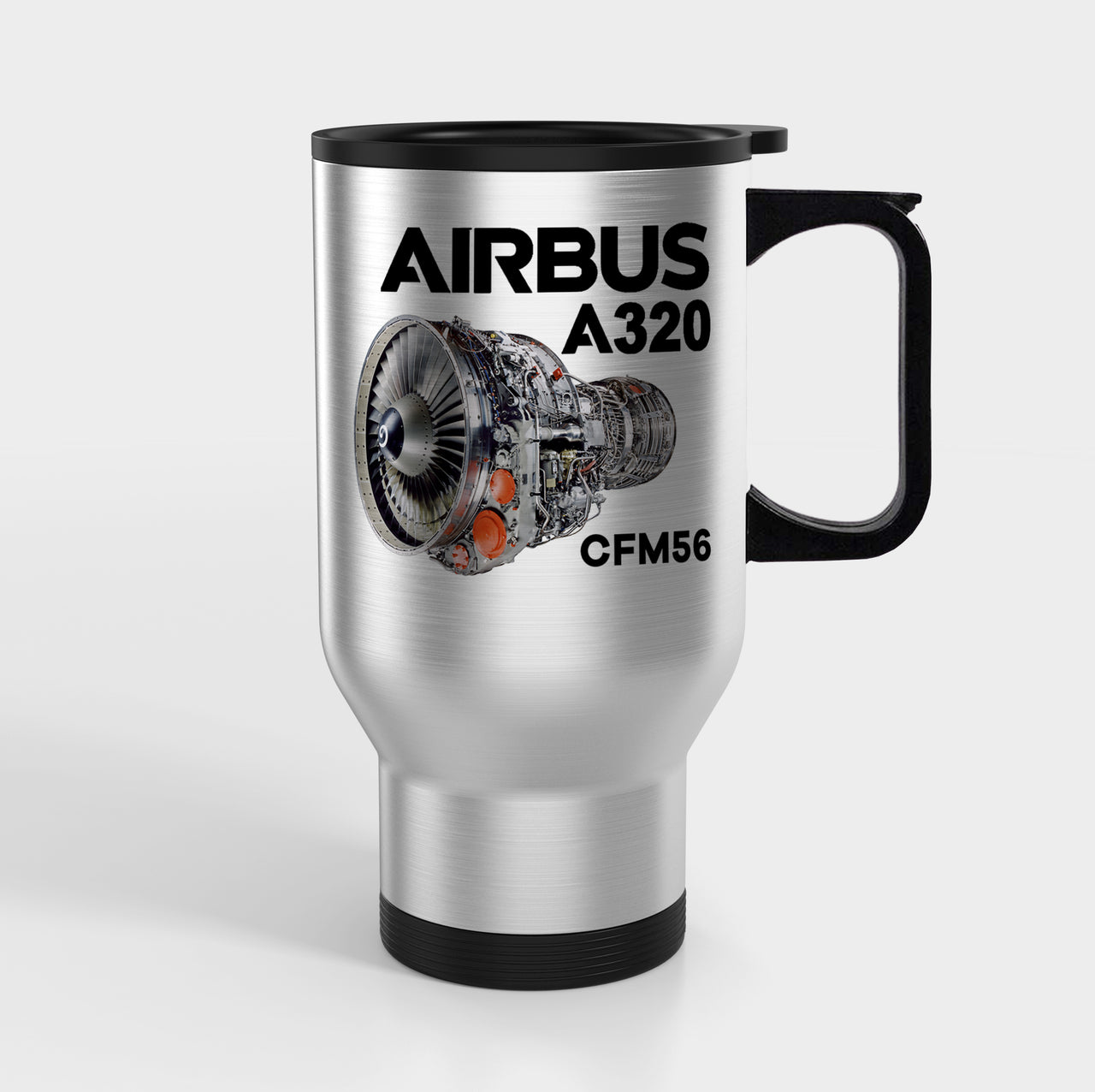 Airbus A320 & CFM56 Engine Designed Travel Mugs (With Holder)