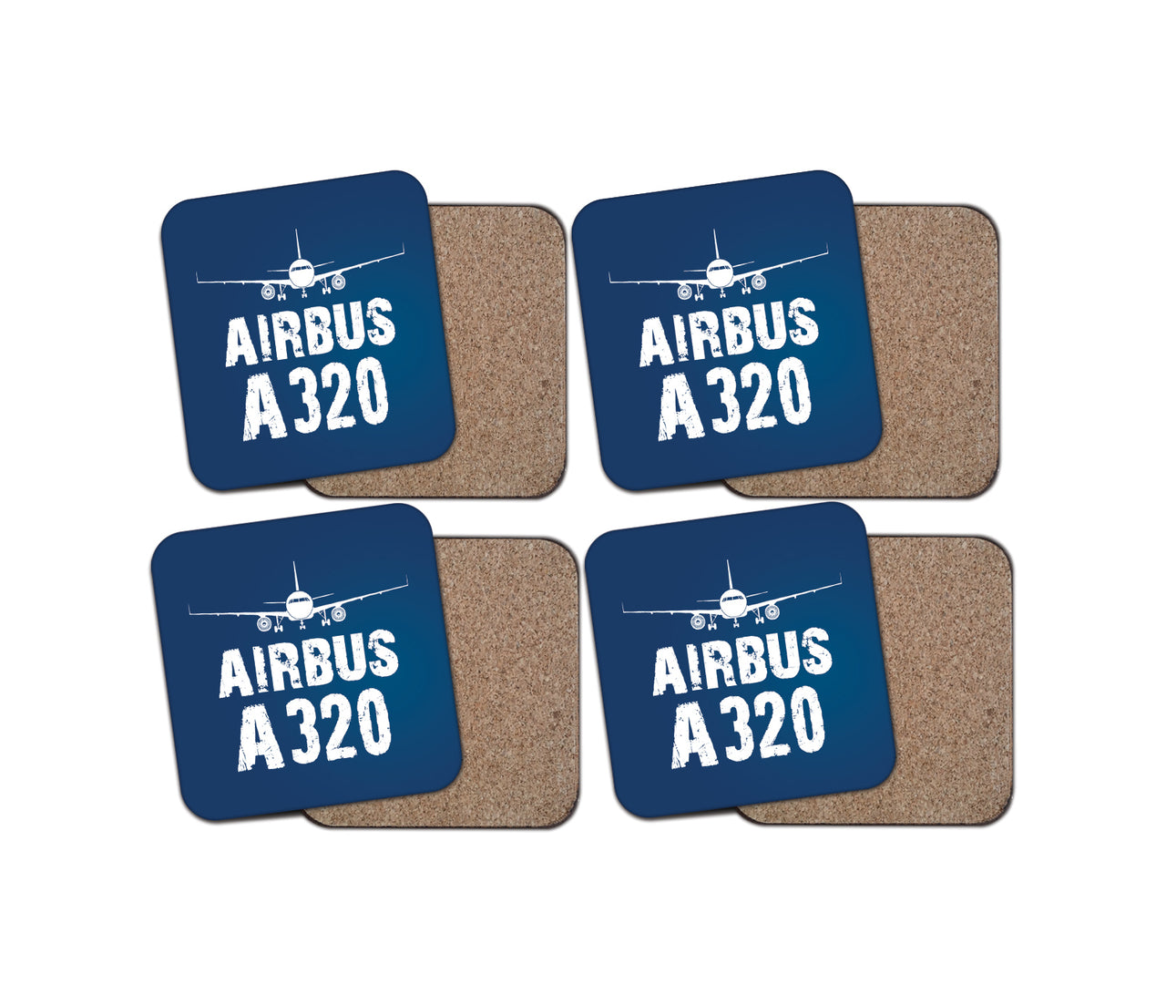 Airbus A320 & Plane Designed Coasters