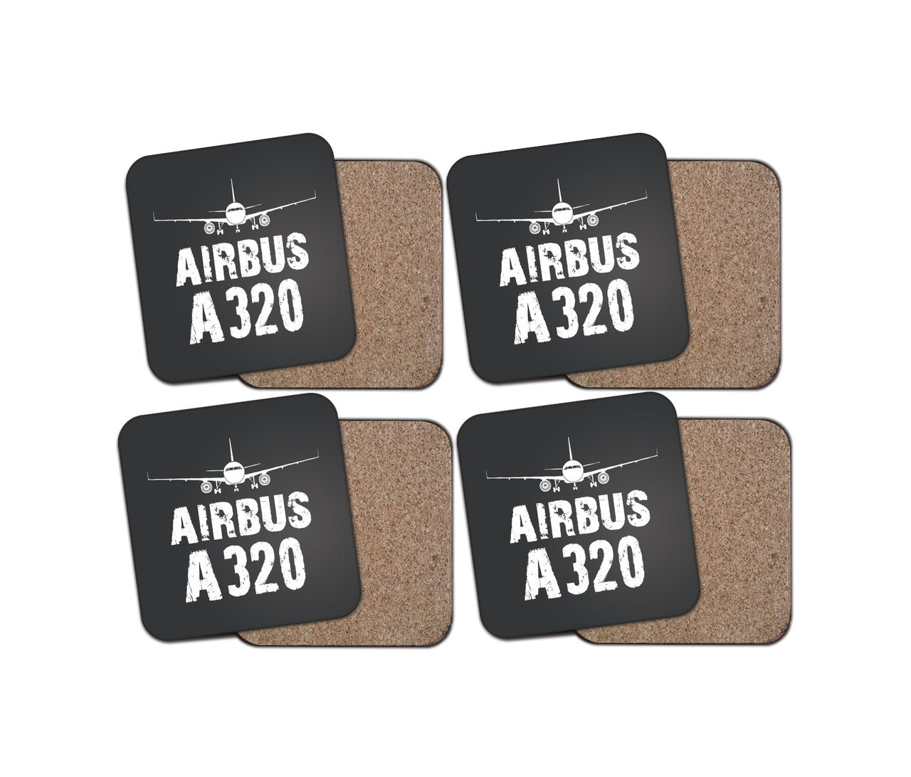 Airbus A320 & Plane Designed Coasters