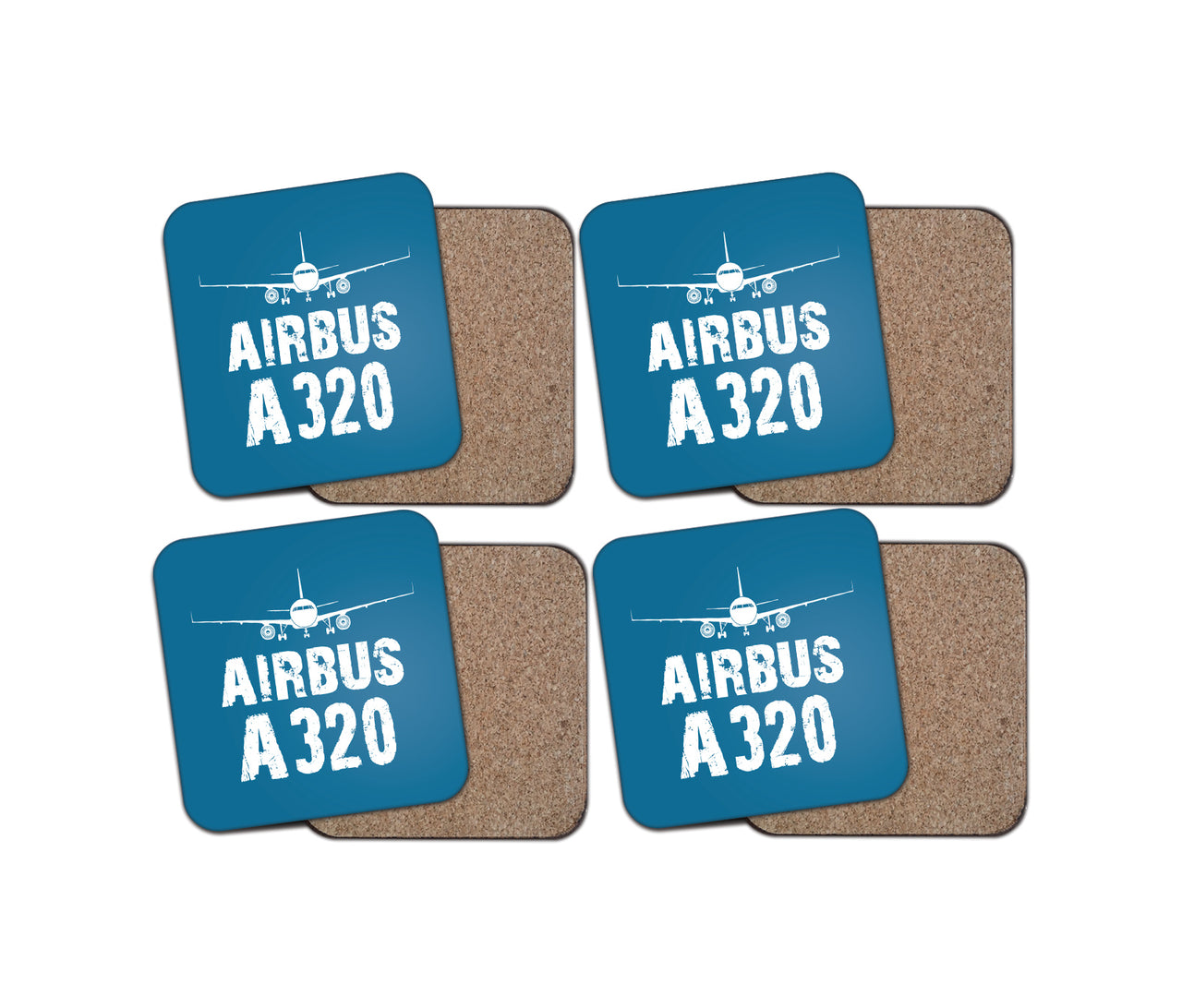 Airbus A320 & Plane Designed Coasters