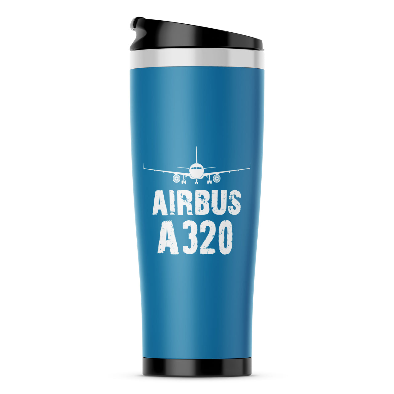 Airbus A320 & Plane Designed Stainless Steel Travel Mugs