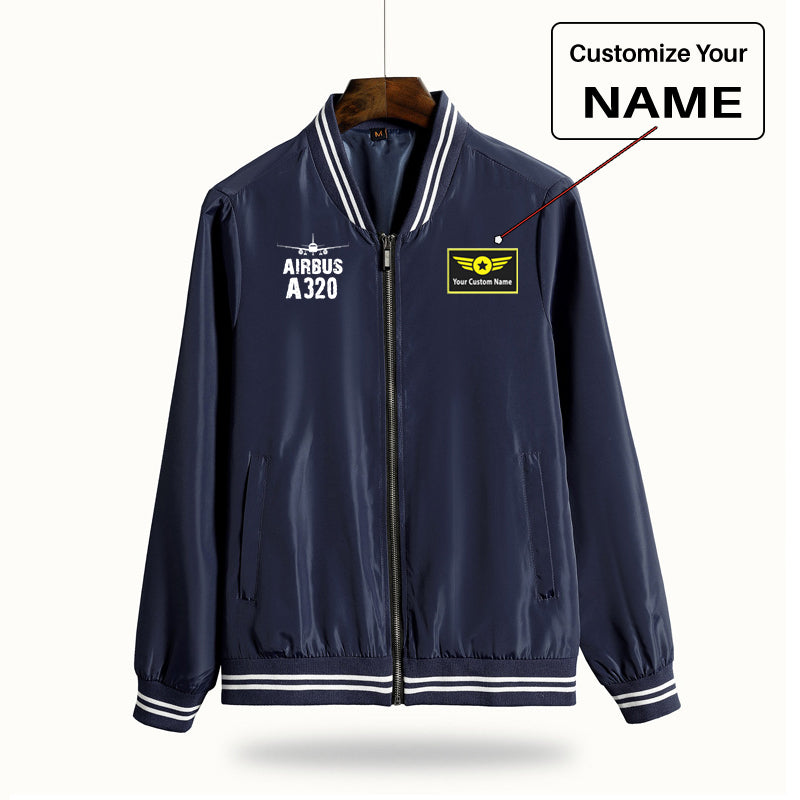 Airbus A320 & Plane Designed Thin Spring Jackets