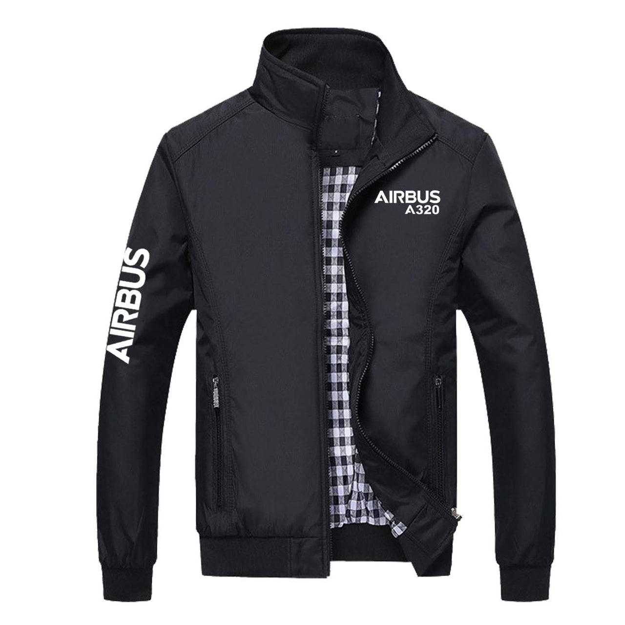 Airbus A320 & Text Designed Stylish Jackets