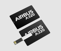 Thumbnail for Airbus A320 & Text Designed USB Cards