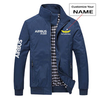 Thumbnail for Airbus A320 & Text Designed Stylish Jackets