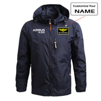 Thumbnail for Airbus A320 & Text Designed Thin Stylish Jackets