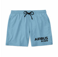 Thumbnail for Airbus A320 & Text Designed Swim Trunks & Shorts
