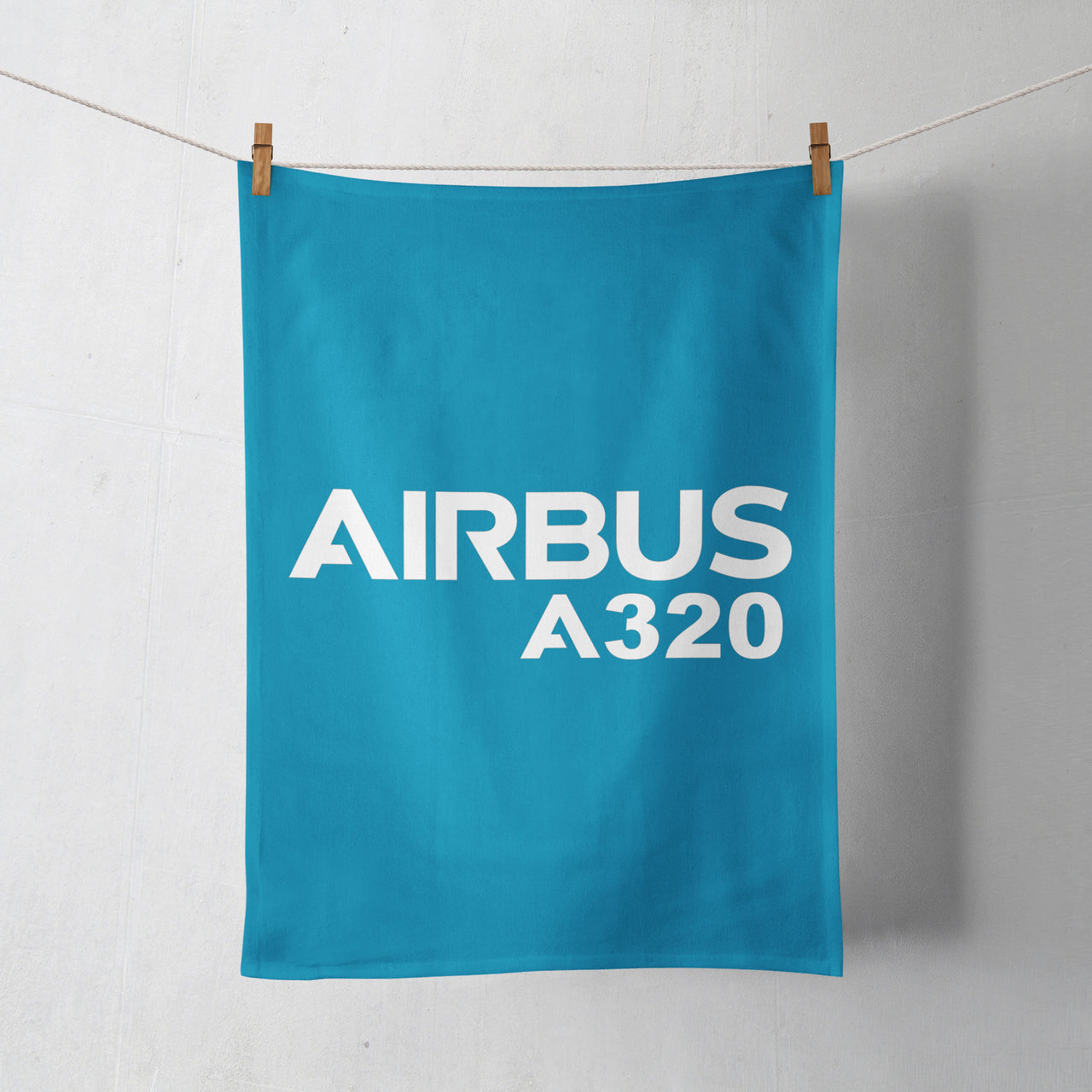 Airbus A320 & Text Designed Towels
