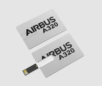 Thumbnail for Airbus A320 & Text Designed USB Cards