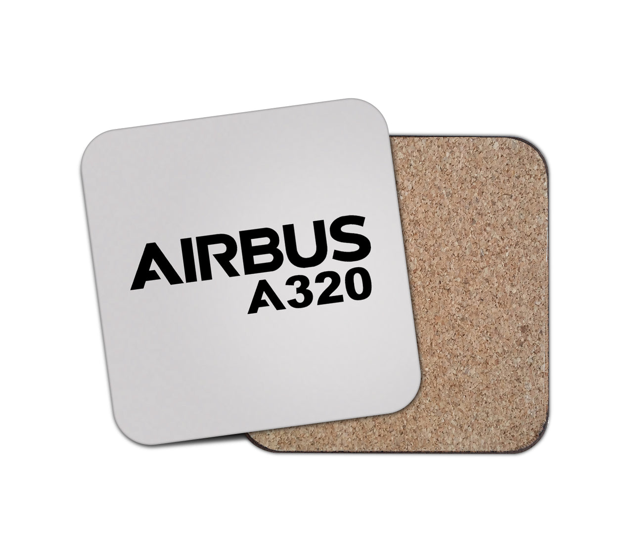 Airbus A320 & Text Designed Coasters