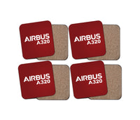 Thumbnail for Airbus A320 & Text Designed Coasters