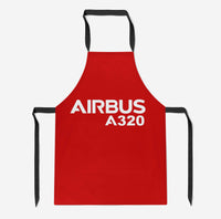 Thumbnail for Airbus A320 & Text Designed Kitchen Aprons