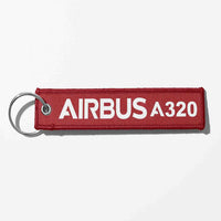 Thumbnail for Airbus A320 & Text Designed Key Chains