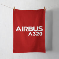 Thumbnail for Airbus A320 & Text Designed Towels