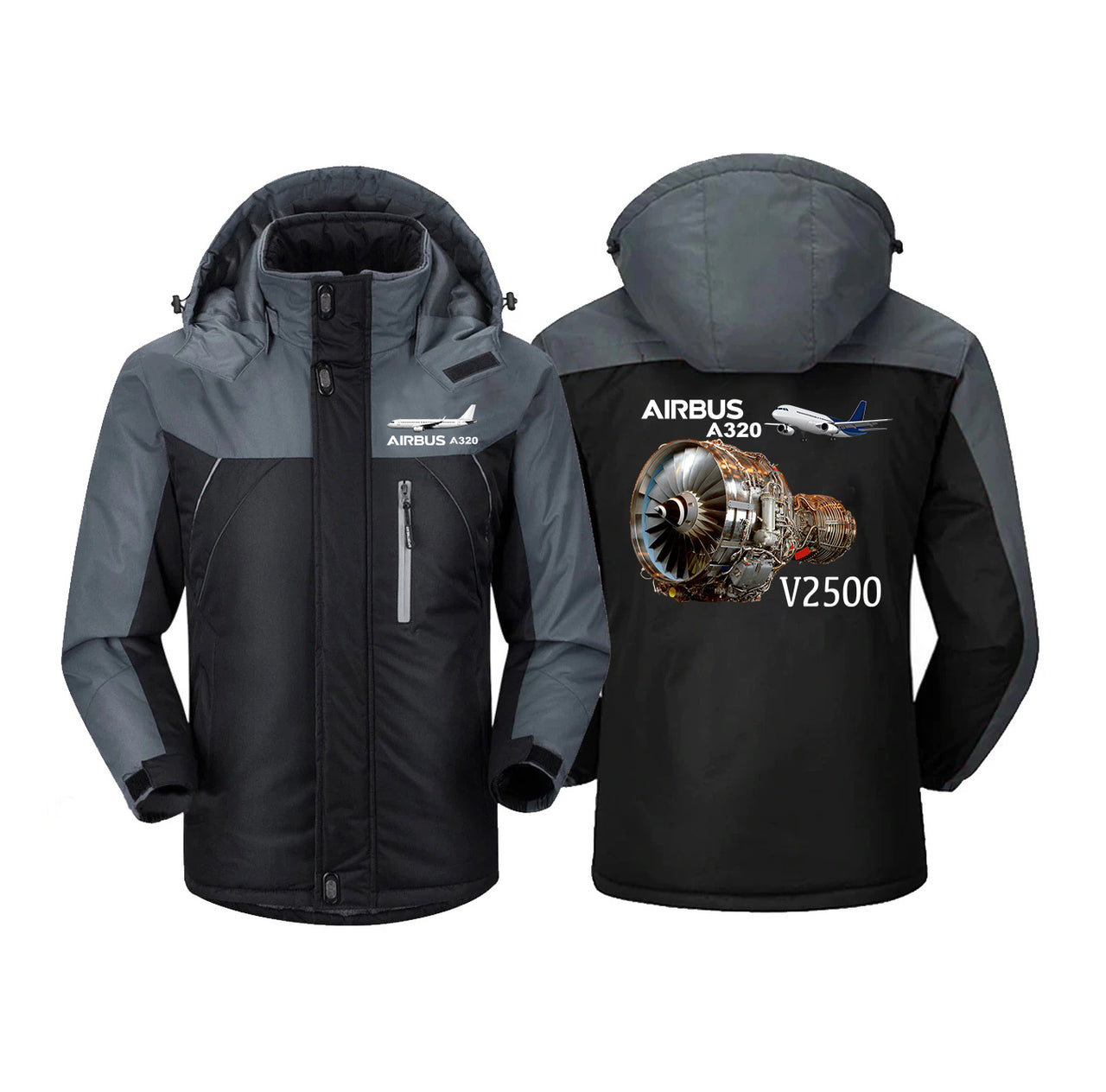 Airbus A320 & V2500 Engine Designed Thick Winter Jackets