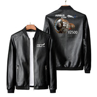 Thumbnail for Airbus A320 & V2500 Engine Designed PU Leather Jackets