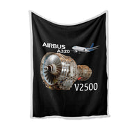 Thumbnail for Airbus A320 & V2500 Engine Designed Bed Blankets & Covers