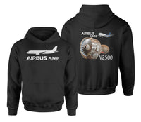 Thumbnail for Airbus A320 & V2500 Engine Designed Double Side Hoodies