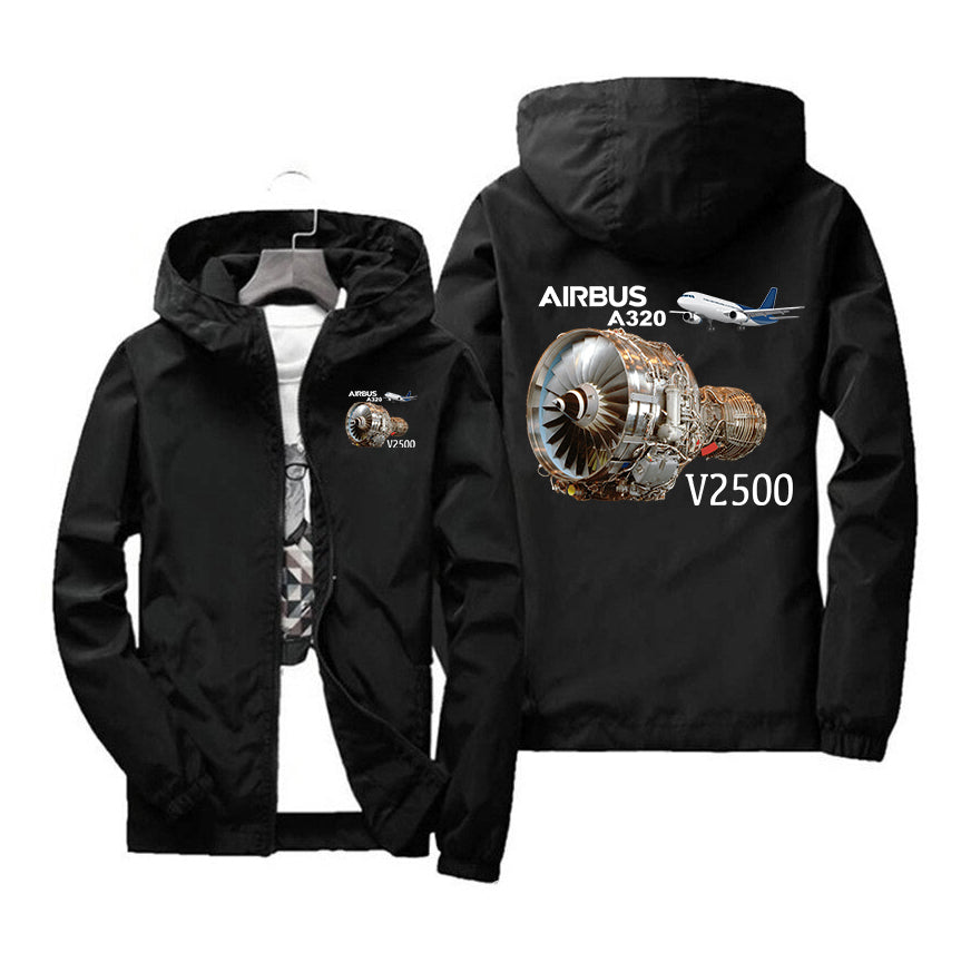 Airbus A320 & V2500 Engine Designed Windbreaker Jackets