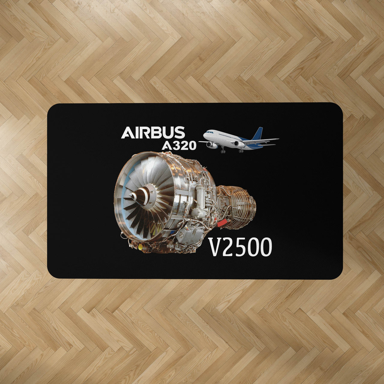 Airbus A320 & V2500 Engine Designed Carpet & Floor Mats