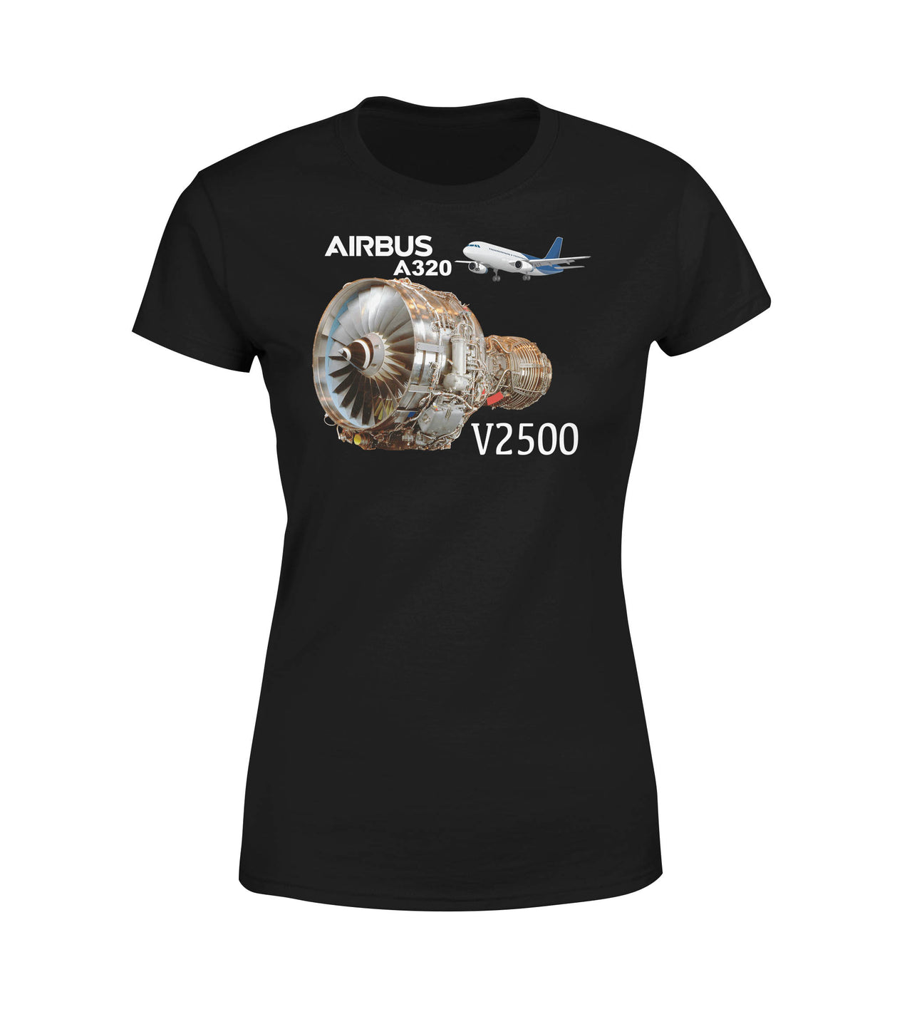 Airbus A320 & V2500 Engine Designed Women T-Shirts