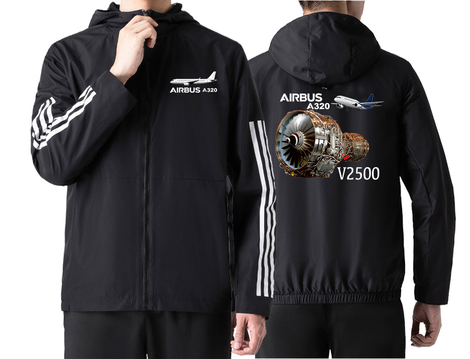 Airbus A320 & V2500 Engine Designed Sport Style Jackets