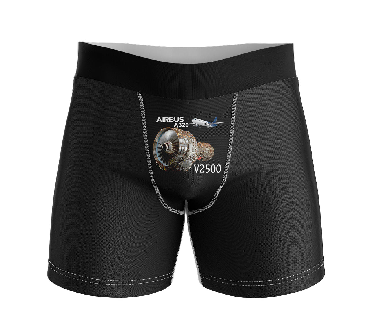 Airbus A320 & V2500 Engine Designed Men Boxers