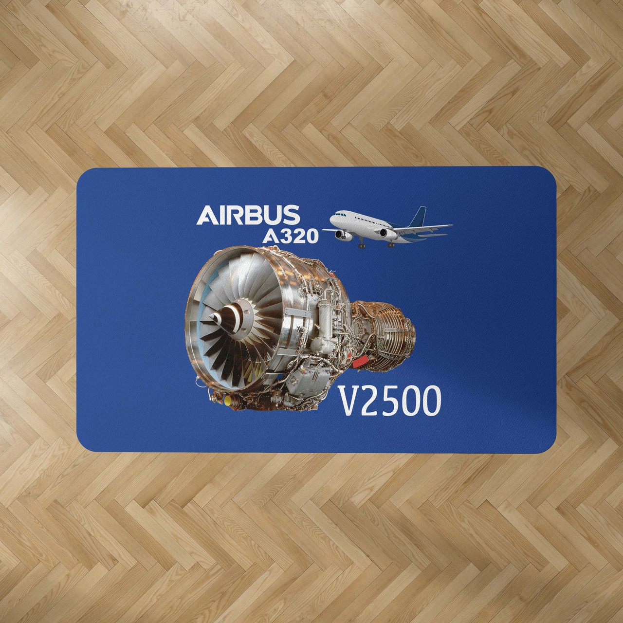 Airbus A320 & V2500 Engine Designed Carpet & Floor Mats